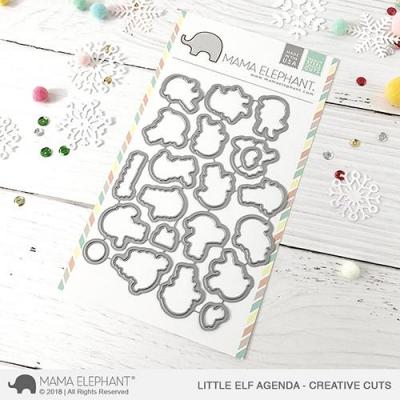 Mama Elephant Creative Cuts - Little Elf Agenda